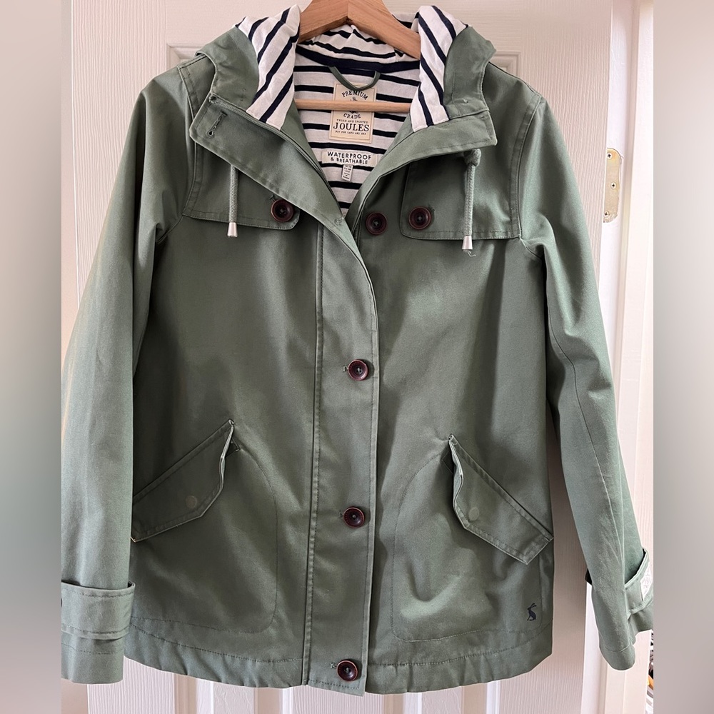 Joules Womens Coast Waterproof Hooded Jacket